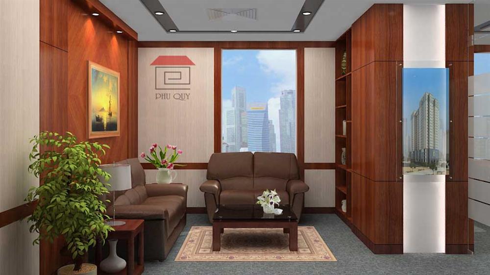 Mẫu thiết kế văn phòng không gian mở